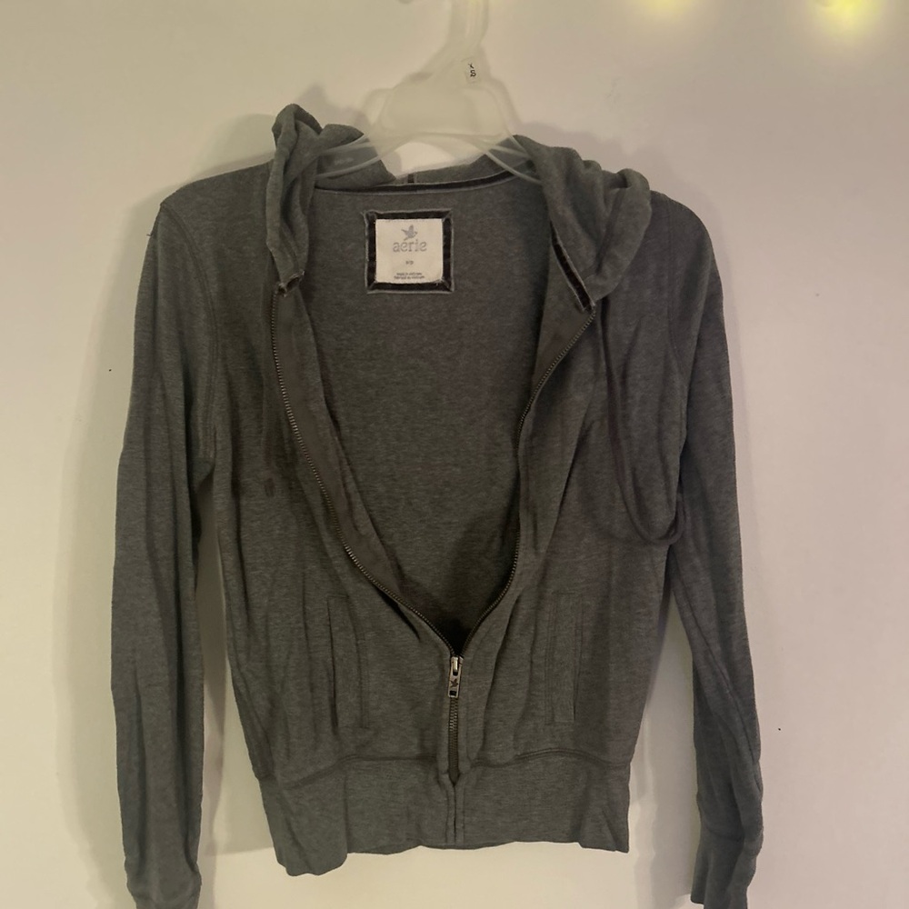 Aerie Vintage Zip-Up Hoodie